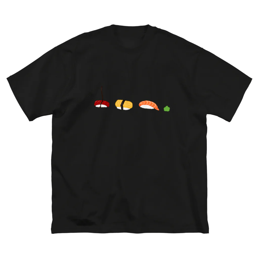 ヘンテコの寿司🍣（文字無） ビッグシルエットTシャツ