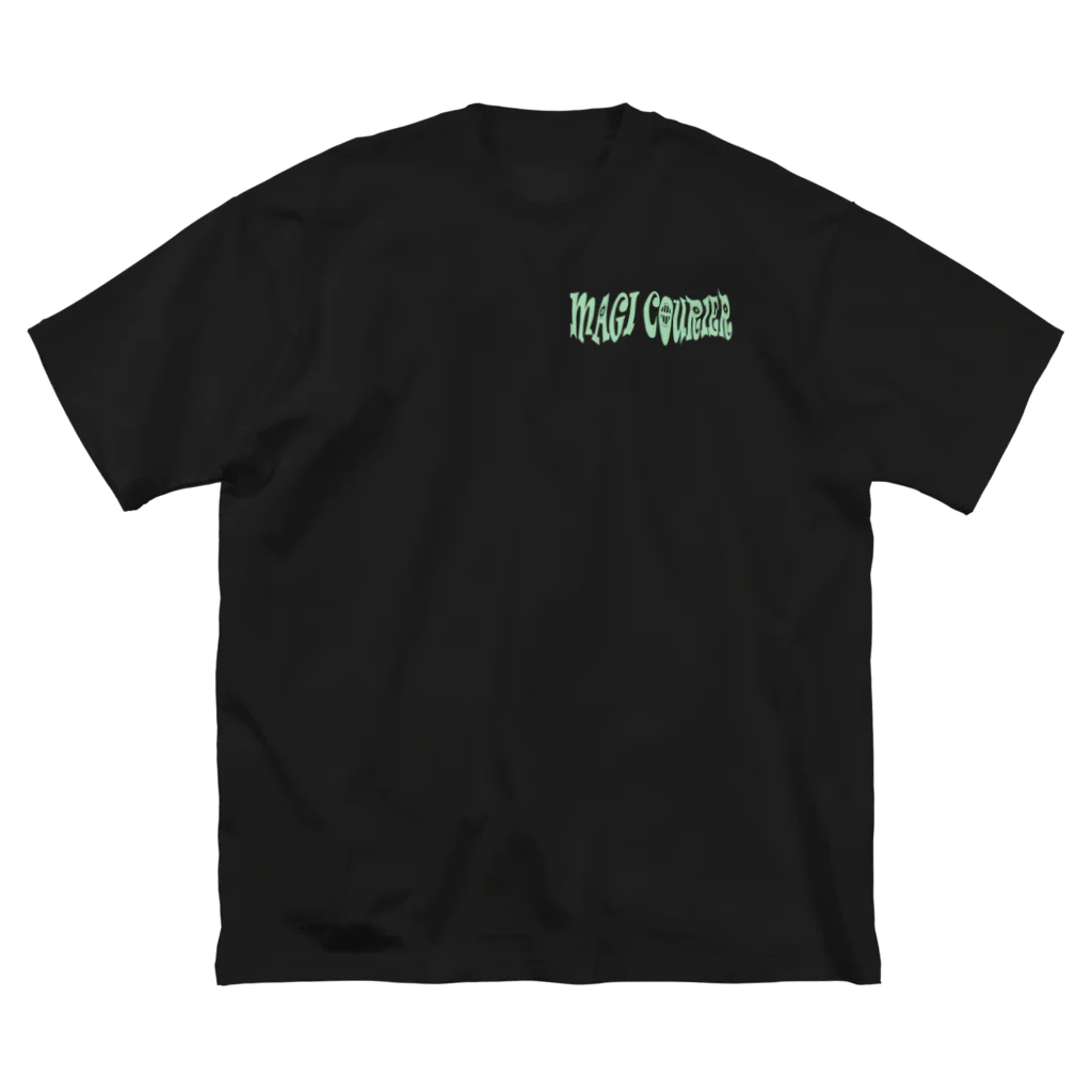 nidan-illustrationの“MAGI COURIER” green #2 ビッグシルエットTシャツ