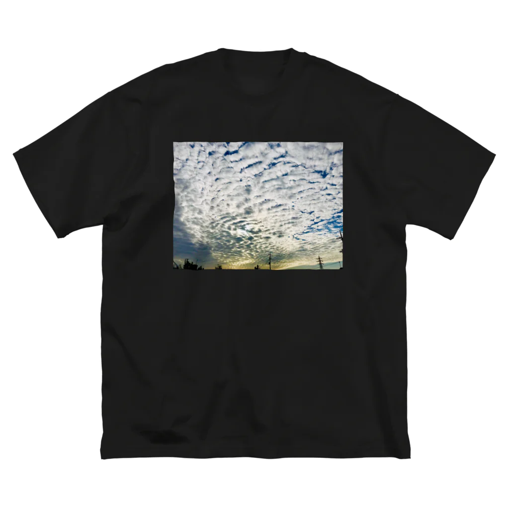 DAIPUKUの夕焼け曇 ビッグシルエットTシャツ