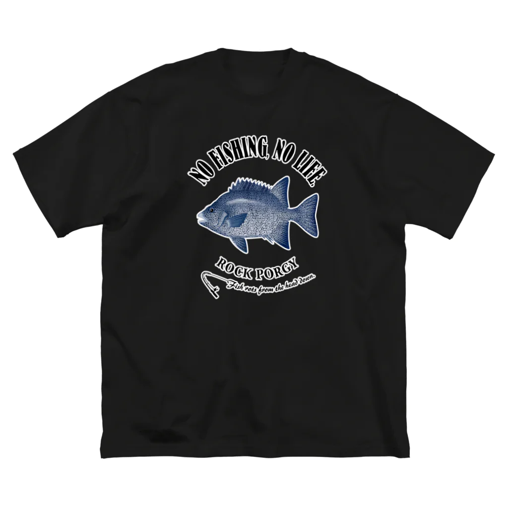 猫と釣り人のISHIGAKIDAI_EB_2CW ビッグシルエットTシャツ