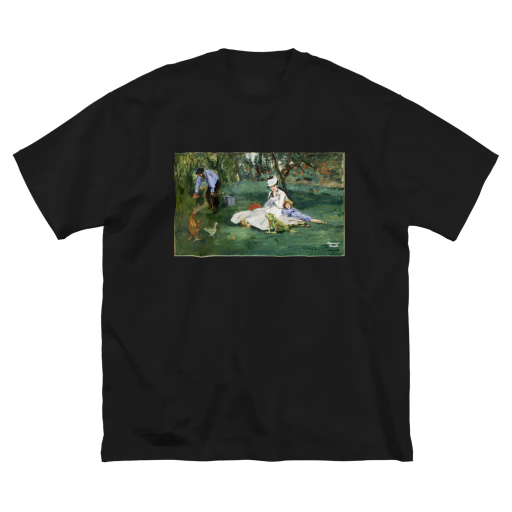 HermannStrasseのモネとグリーンイグアナ Big T-Shirt