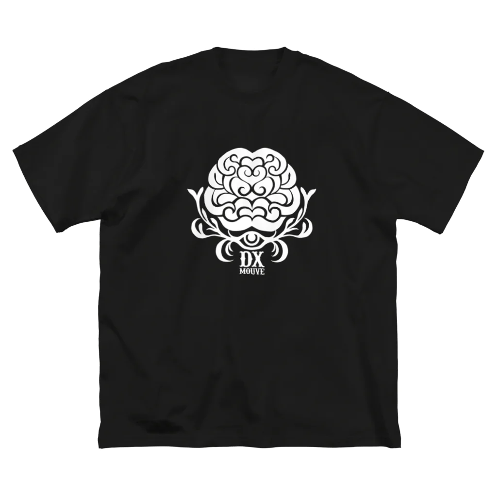 DXMOUVE(ドゥモーヴェ)のDXMOUVEロゴWH ビッグシルエットTシャツ