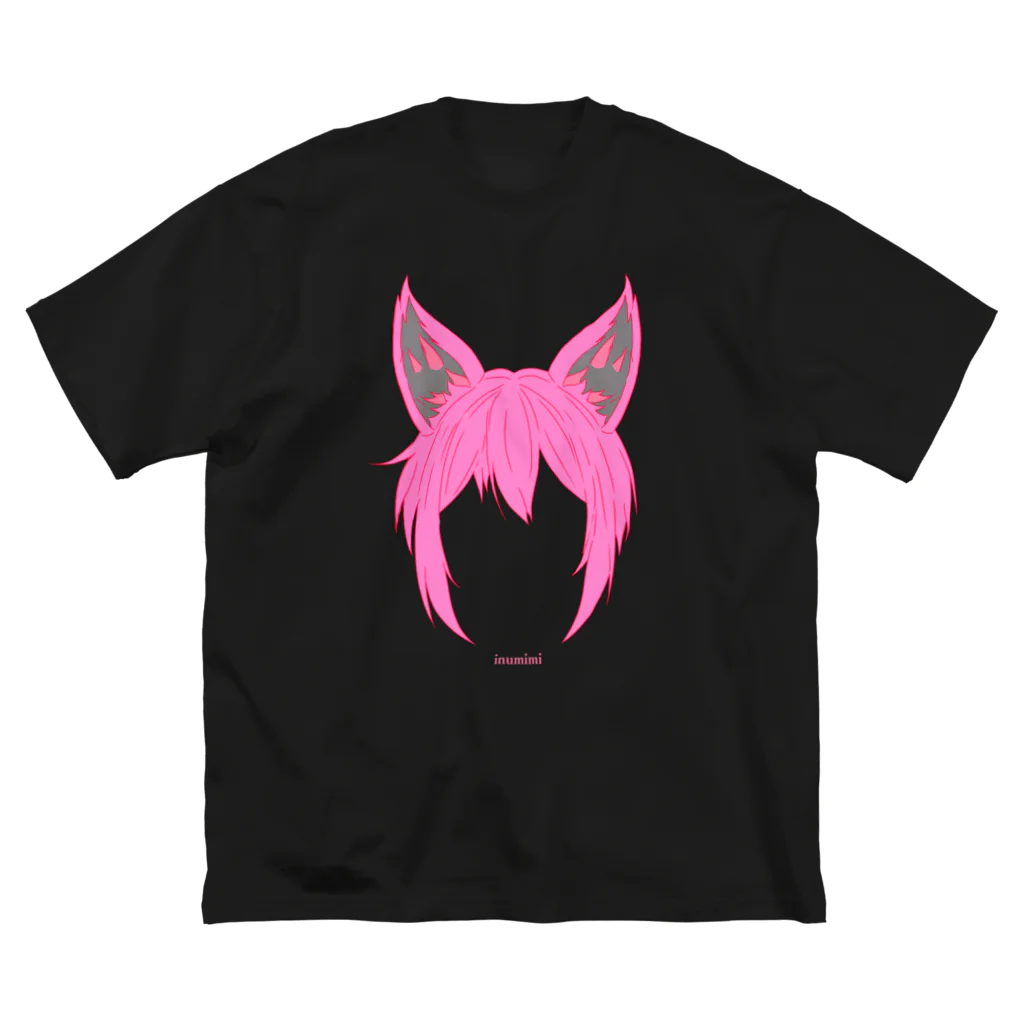 EVLIN【えぶりん】の001 inumimi Big T-Shirt