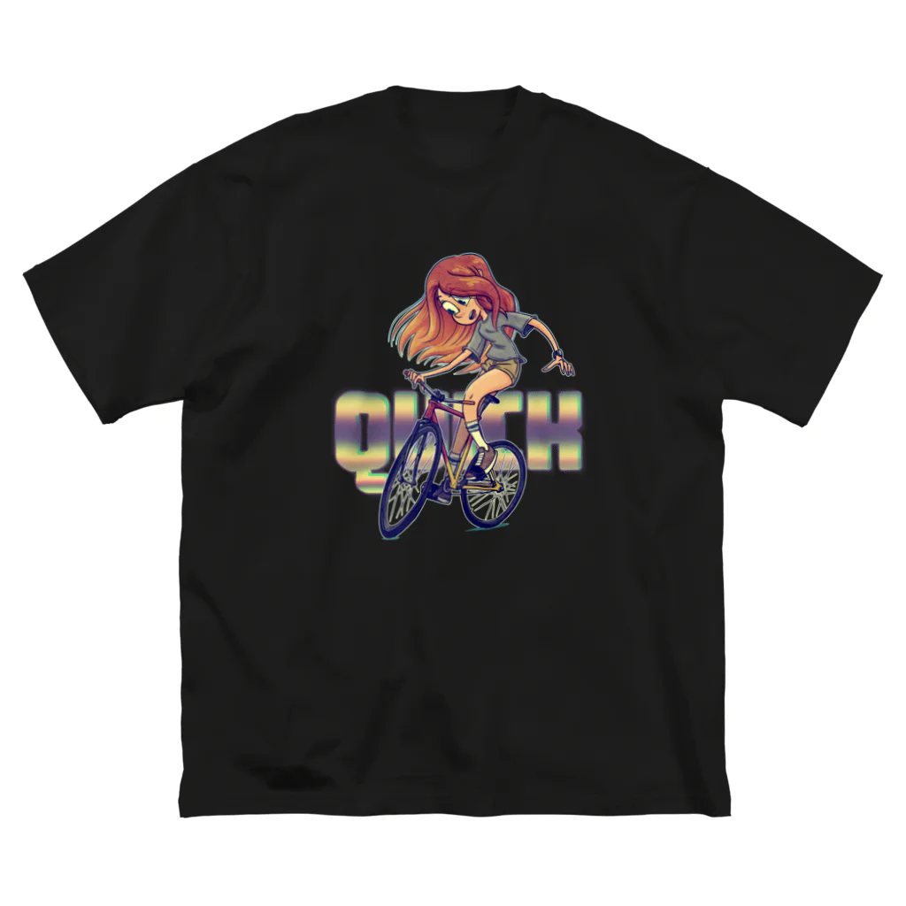 nidan-illustrationの”QUICK” ビッグシルエットTシャツ