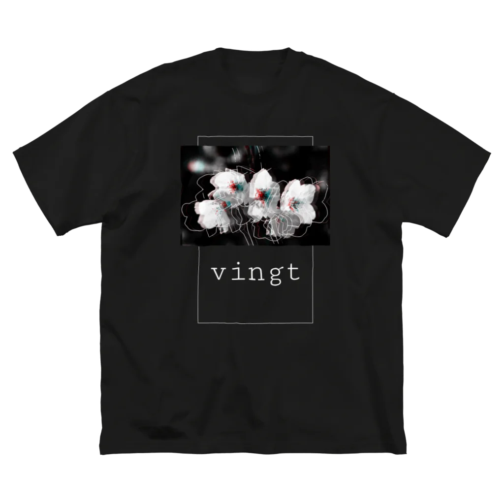 花壇のvingt ビッグシルエットTシャツ