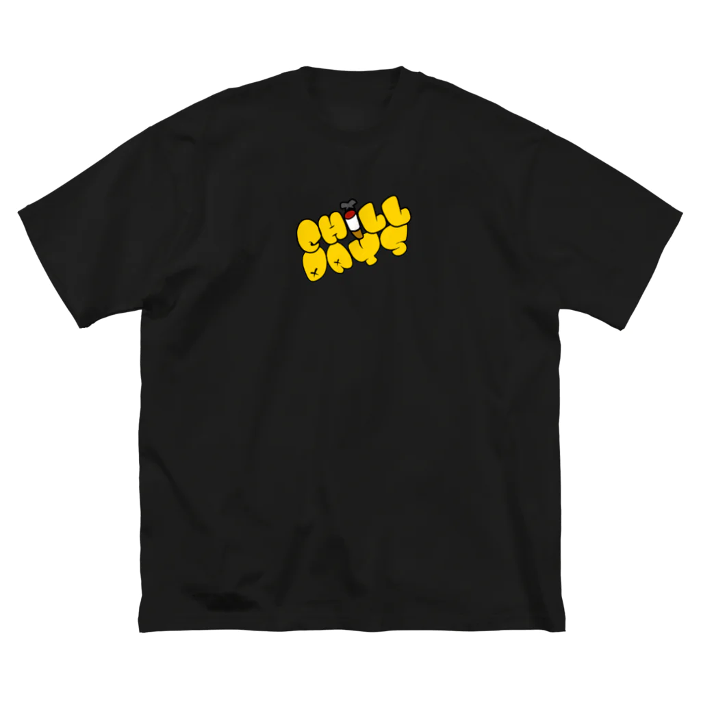 sho meの｢Chill Days｣ black Big T-Shirt