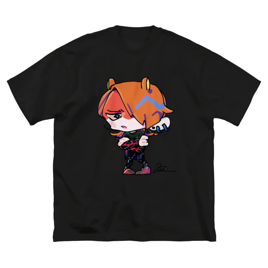 ヤヤチョモランマのダイダイくん ビッグシルエットTシャツ