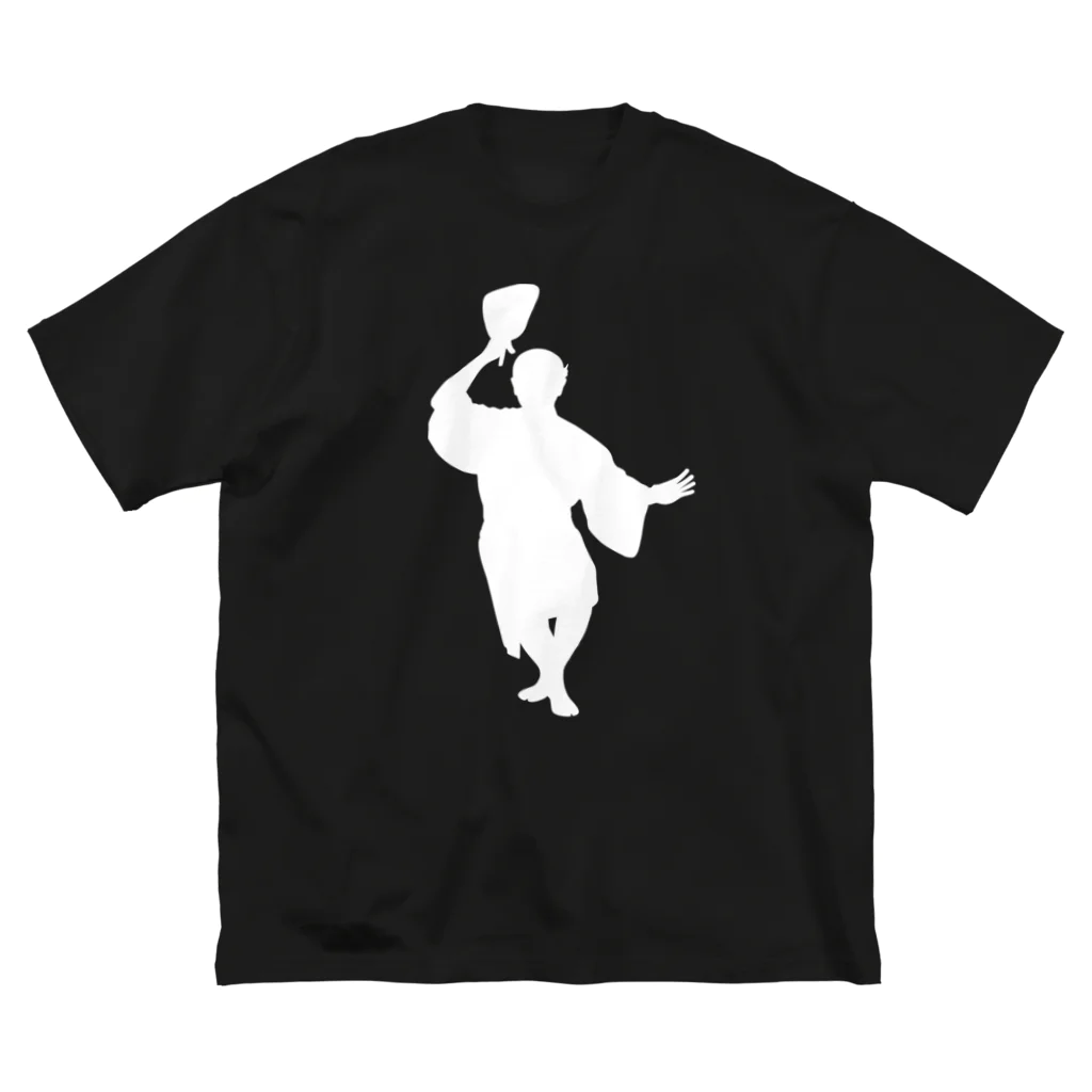 graficoの阿波踊り（男踊り／団扇） ビッグシルエットTシャツ