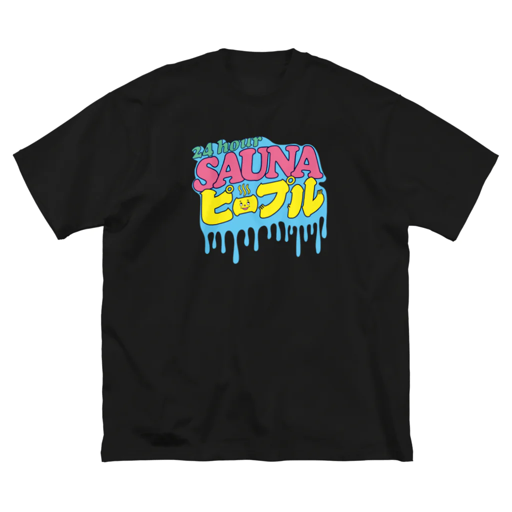 LONESOME TYPE ススの24時間サウナピープル ビッグシルエットTシャツ