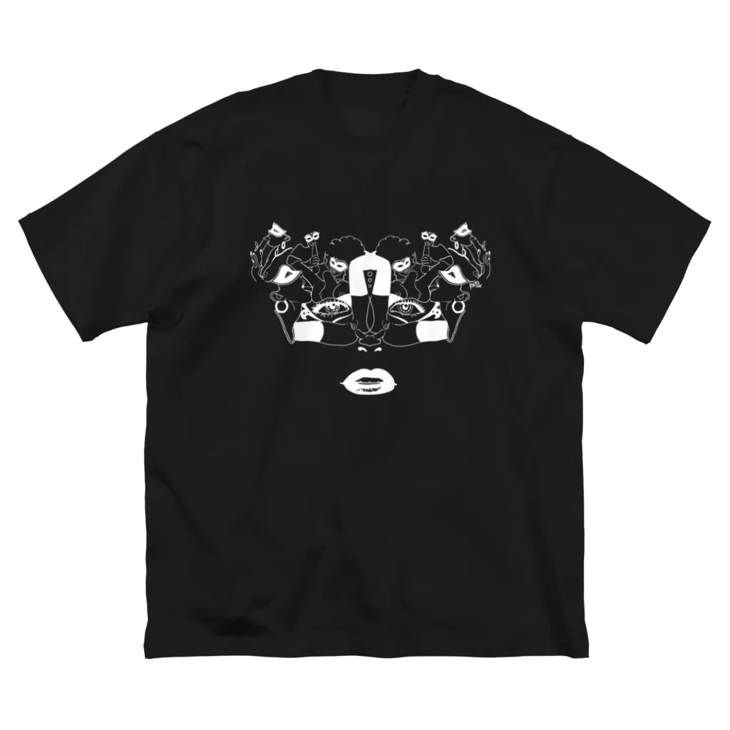 SIXTY-NINE FACTORYの仮面＃02 ビッグシルエットTシャツ