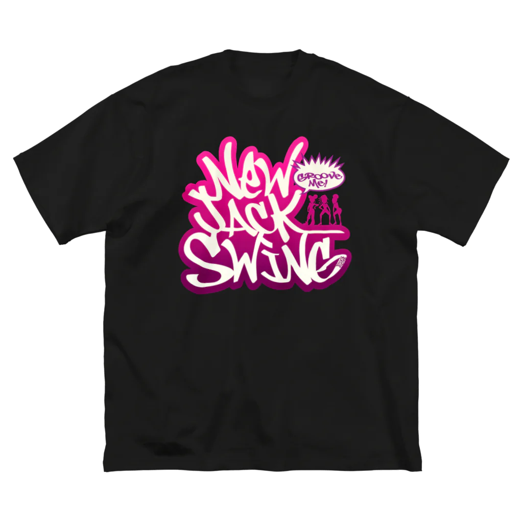 FOXY COLORSのNew Jack Swing pink Big T-Shirt