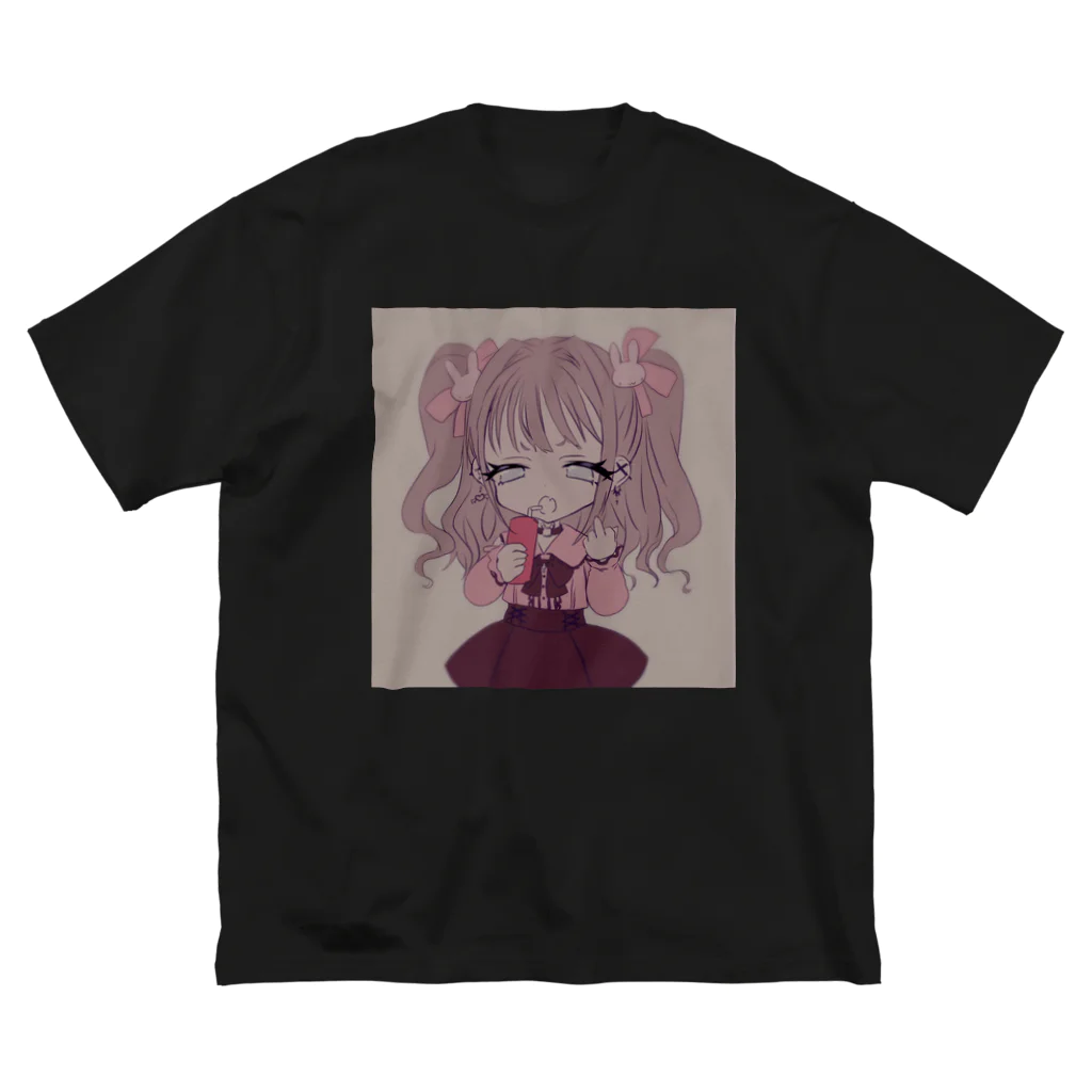 風見どりの地雷系うさちゃん Big T-Shirt