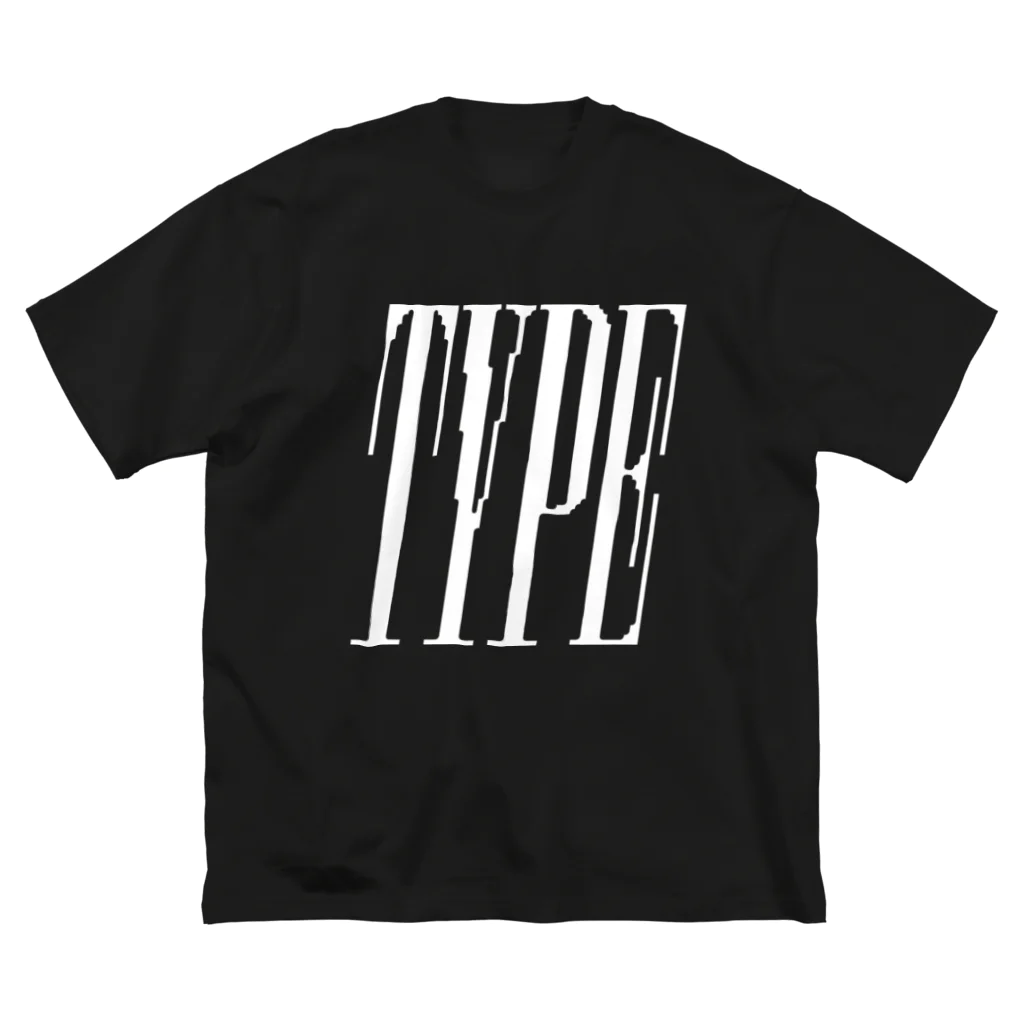 TypeCacheのTYPE T-Pixel Slanted tee ビッグシルエットTシャツ