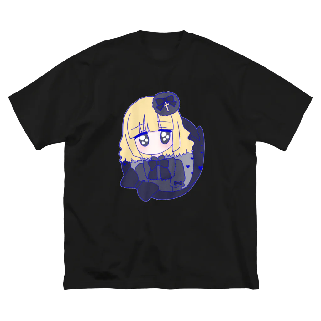 かわいいもののおみせ　いそぎんちゃくのゴシックロリィタちゃん🖤 ビッグシルエットTシャツ