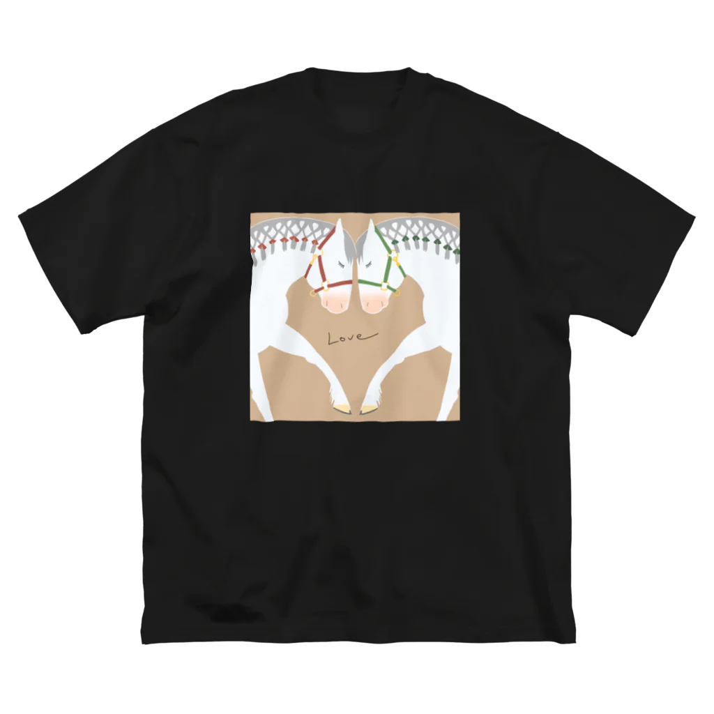 poniponiのハートの白馬 Big T-Shirt