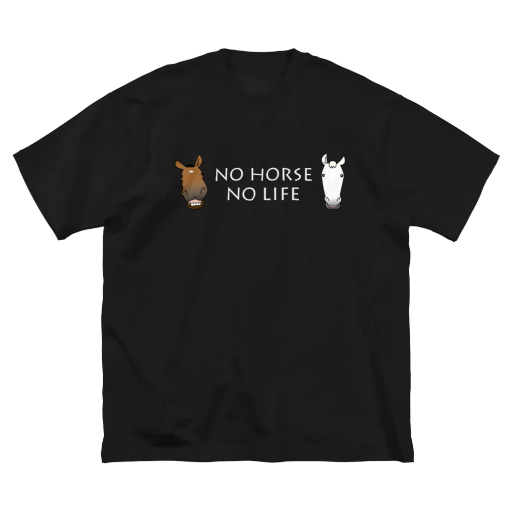 SHOP HAPPY HORSES（馬グッズ）の雪遊び ビッグシルエットTシャツ