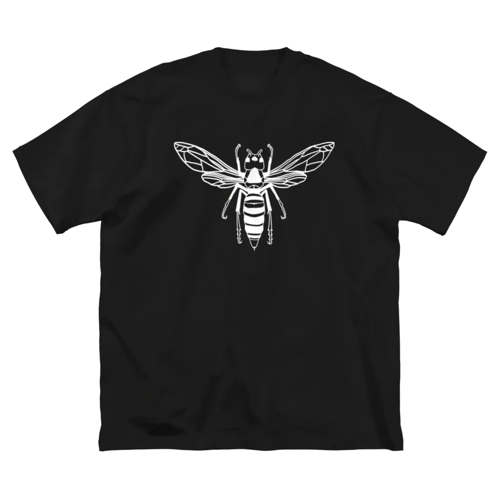 Alba spinaのドクロスペードの蜂 濃色生地 Big T-Shirt