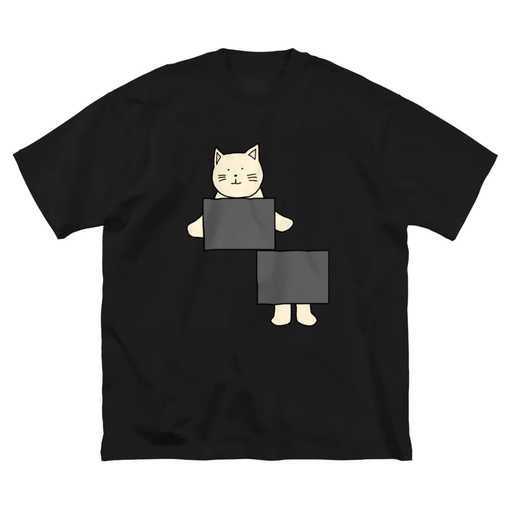 ＋Whimsyのイリュージョンねこ Big T-Shirt