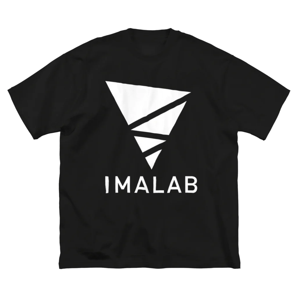 IMALABのNEW LOGO白 Big T-Shirt