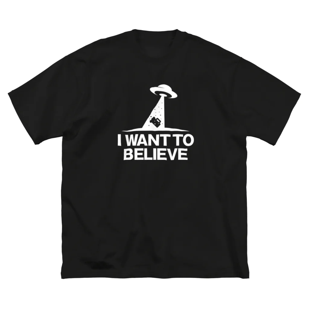 stereovisionのI WANT TO BELIEVE ビッグシルエットTシャツ