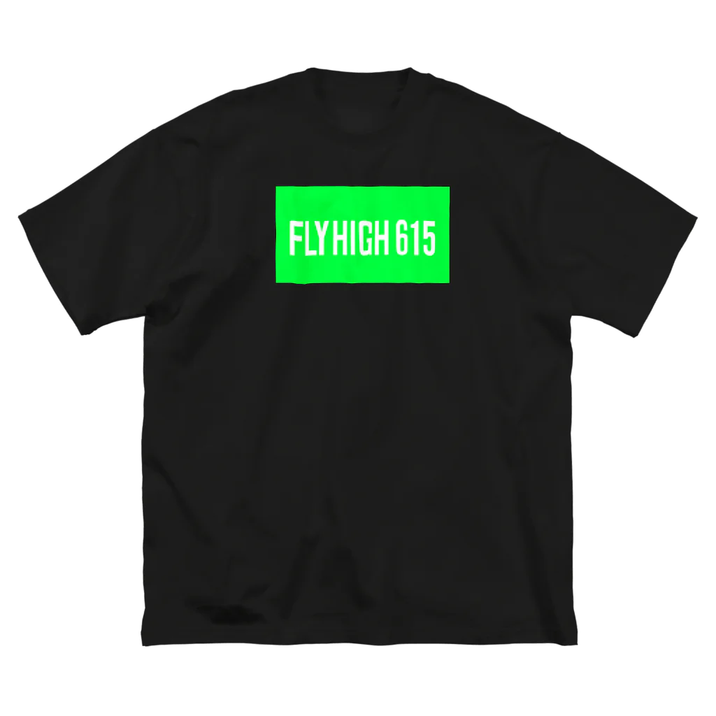 FLYHIGH615【別館】のFLYHIGH615 初期ロゴT_Green ビッグシルエットTシャツ