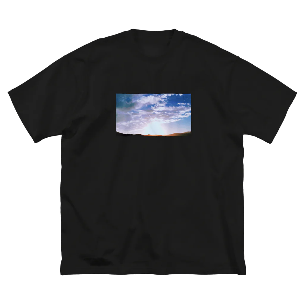 Haunted LabのSunrise 日の出 ビッグシルエットTシャツ