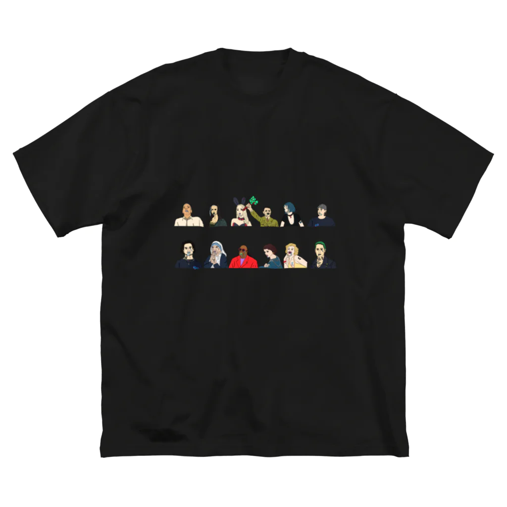 INsIDe StREeTの偉人プリントTシャツ ビッグシルエットTシャツ