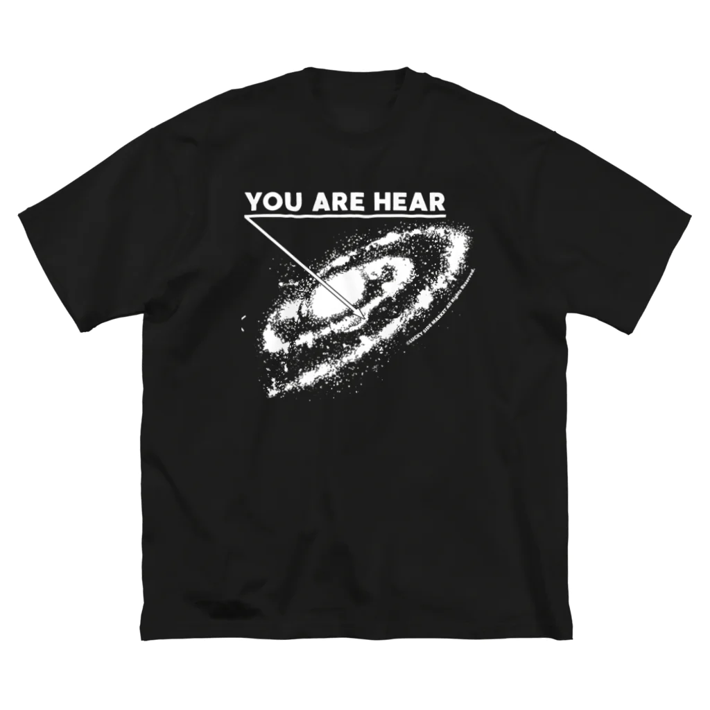 LUCKY SIDE MARKET -ラッキーサイドマーケット-のYOU ARE HEAR ビッグシルエットTシャツ