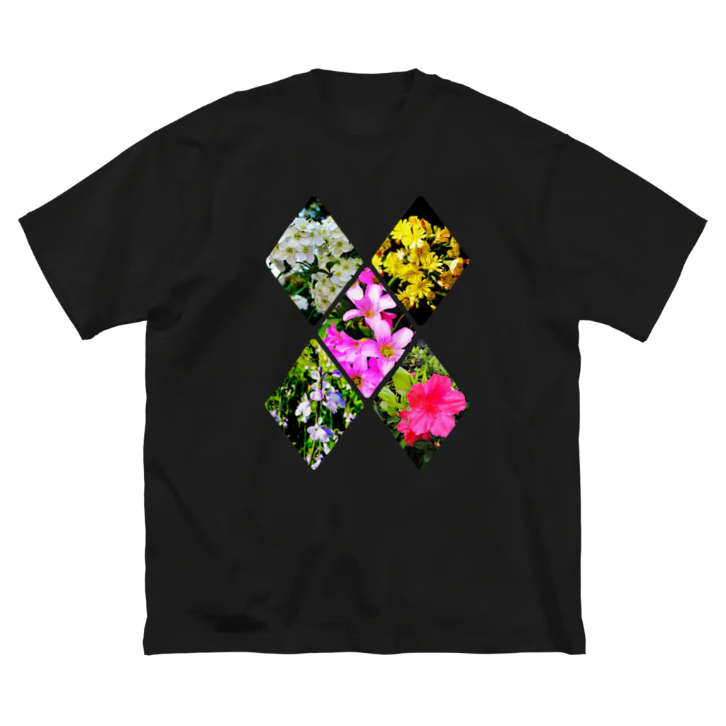 LalaHangeulの野の花シリーズ　X(エックス) ビッグシルエットTシャツ