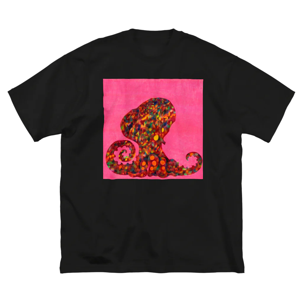 ieharatoshiakiの夢見る蛸（たこ） ビッグシルエットTシャツ
