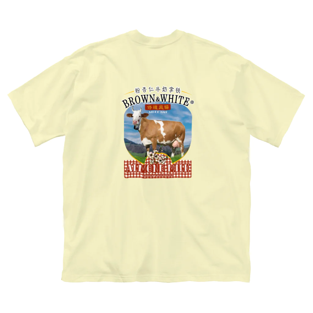 Samurai GardenサムライガーデンのBROWN&WHITE® Big T-Shirt