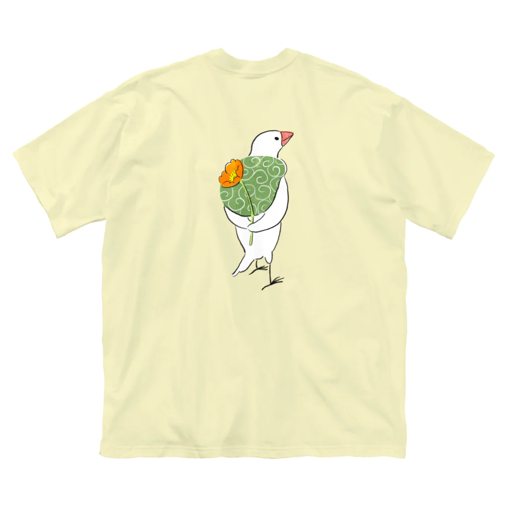 ふろしき文鳥のお店のポピー ビッグシルエットTシャツ