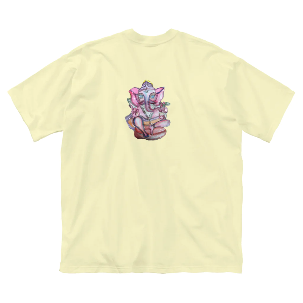 水彩屋の夢を叶えるゾウ🎵 ビッグシルエットTシャツ