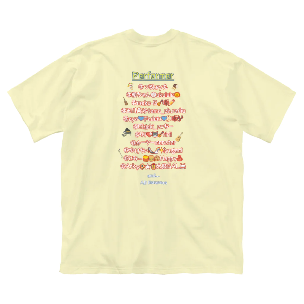 tamamisa_radioのつるフェス2021 オフィシャルTシャツ Big T-Shirt