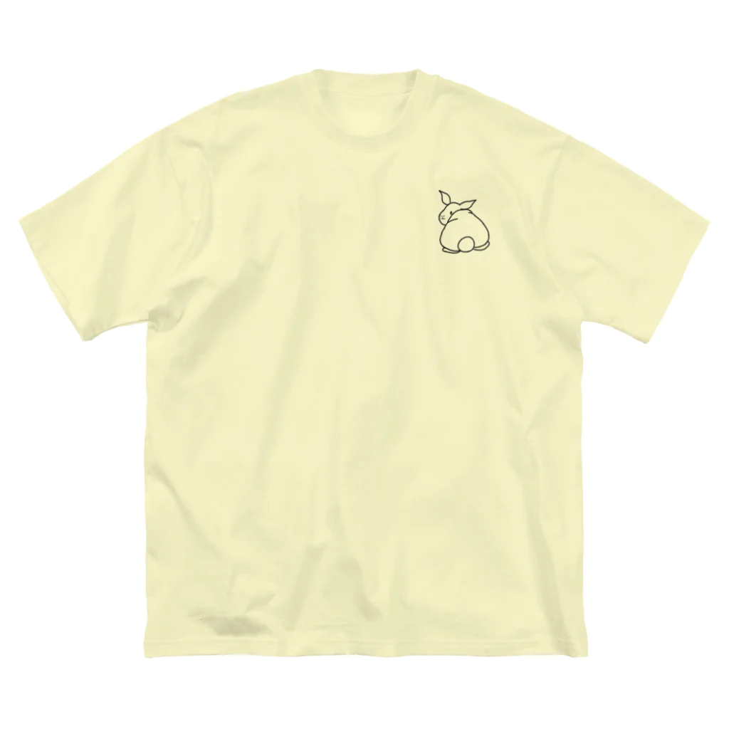 Lily bird（リリーバード）のシンプル！うさぎさん② ビッグシルエットTシャツ