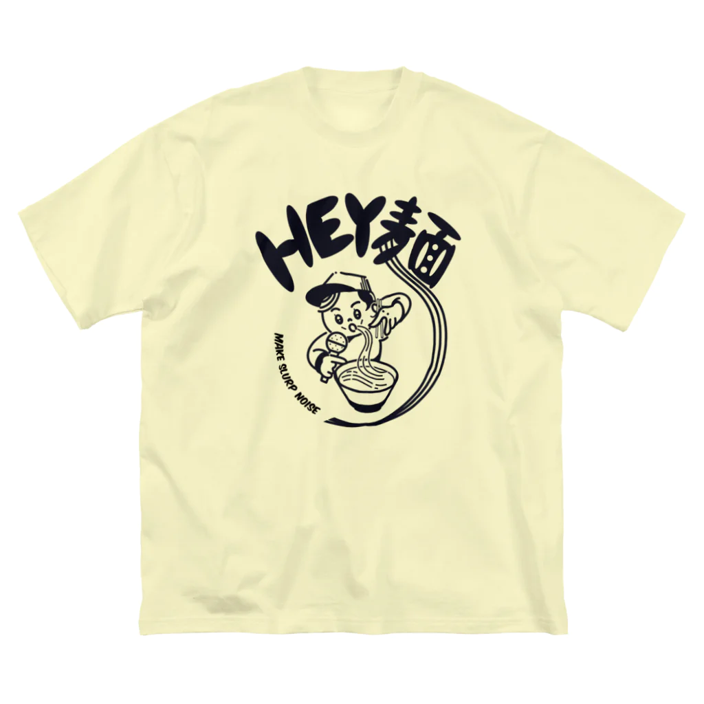 スロータイプ書店 Slowtype BooksのHEY麺 306 Big T-Shirt