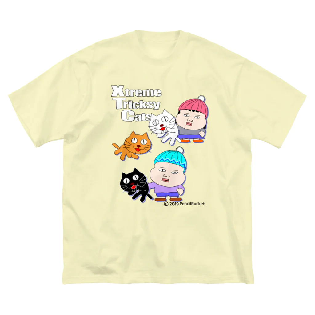 ネコ兄弟のネコ兄弟 tXTC_59 ビッグシルエットTシャツ