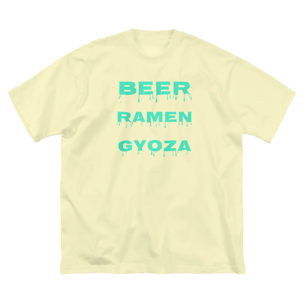 takibicoのビール・ラーメン・餃子のゴールデントライアングル Big T-Shirt