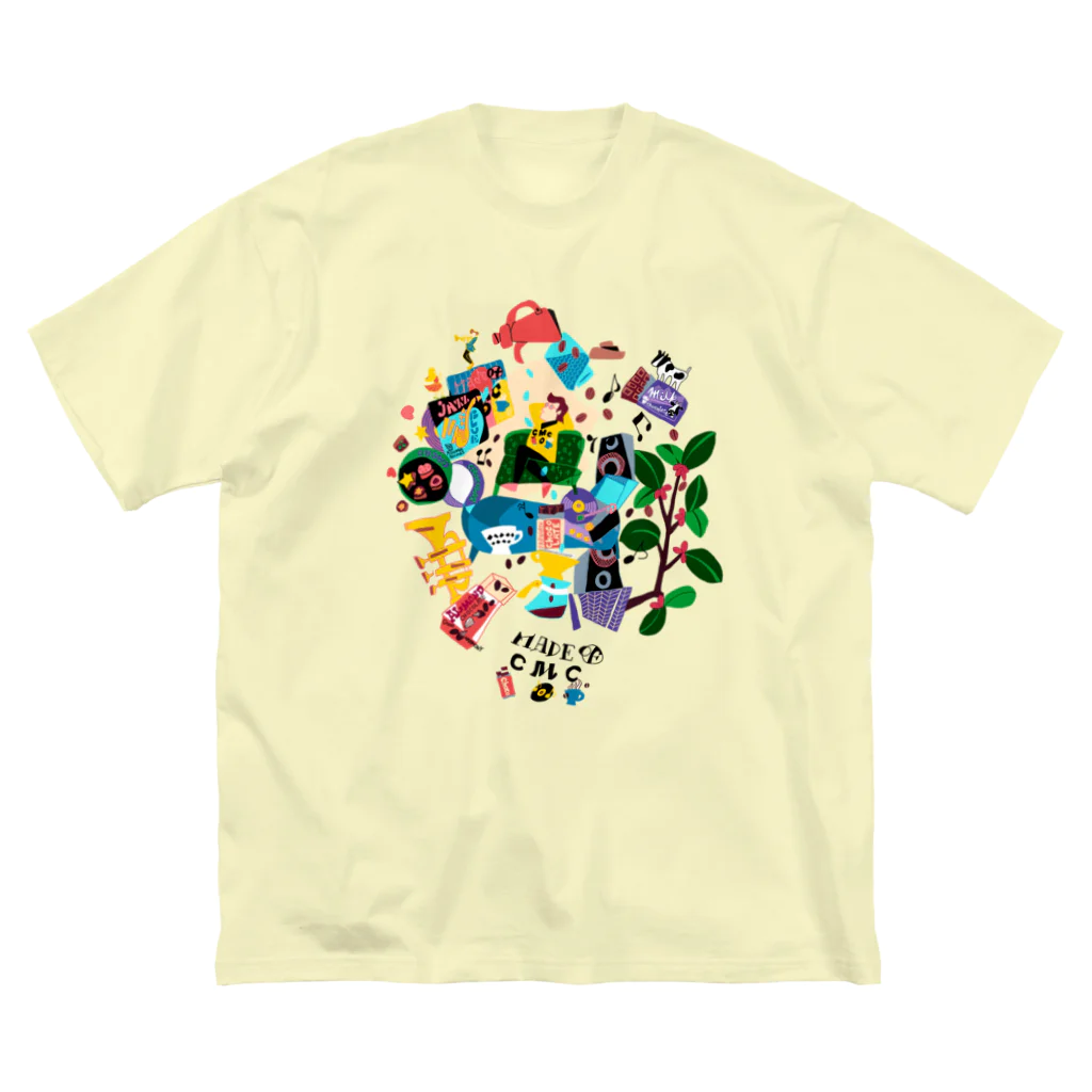 hilo tomula トムラ ヒロのMade Of CMC  Color ビッグシルエットTシャツ