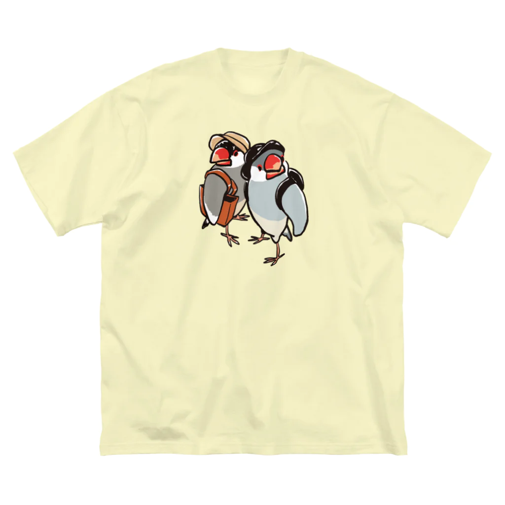 もしもしこちら文鳥の文鳥ちゃん知らない街を探検 Big T-Shirt