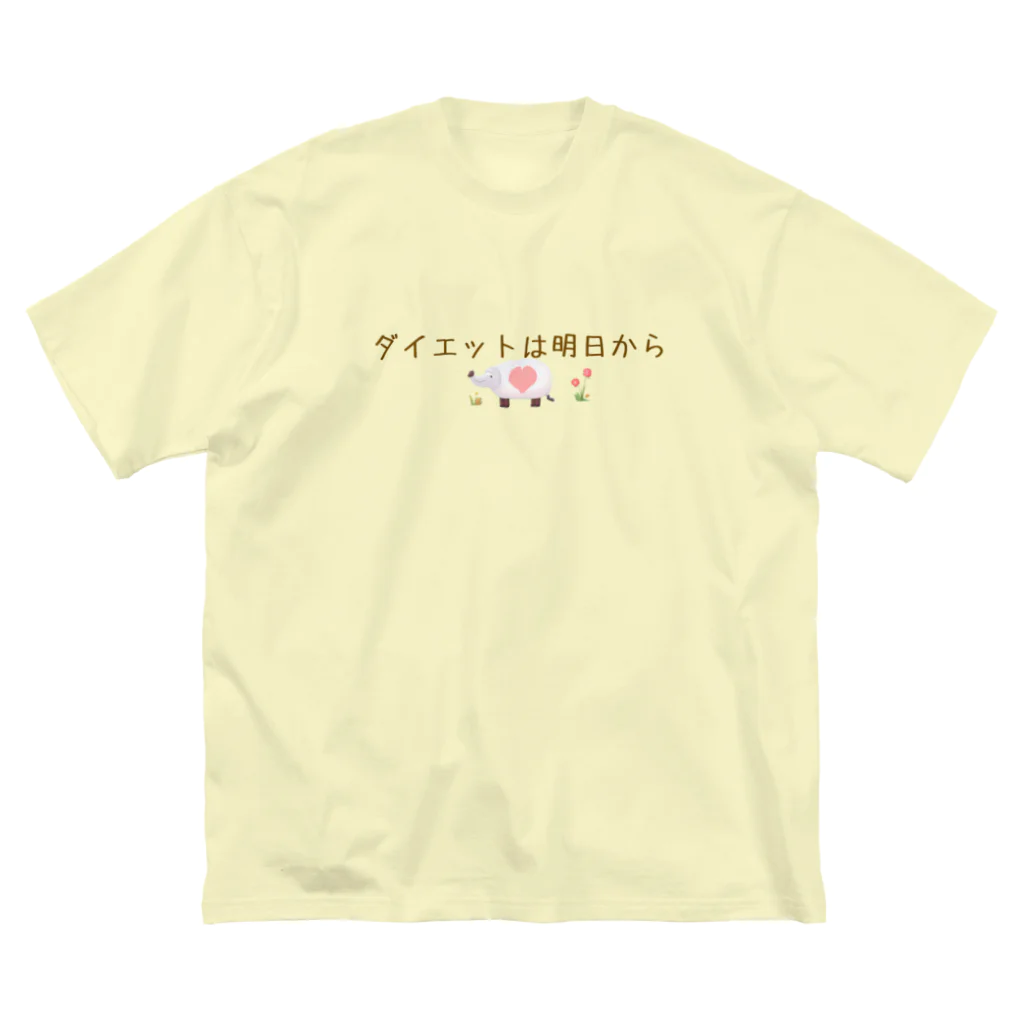 hade_raの信用できない言葉シリーズ『ダイエットは』 Big T-Shirt