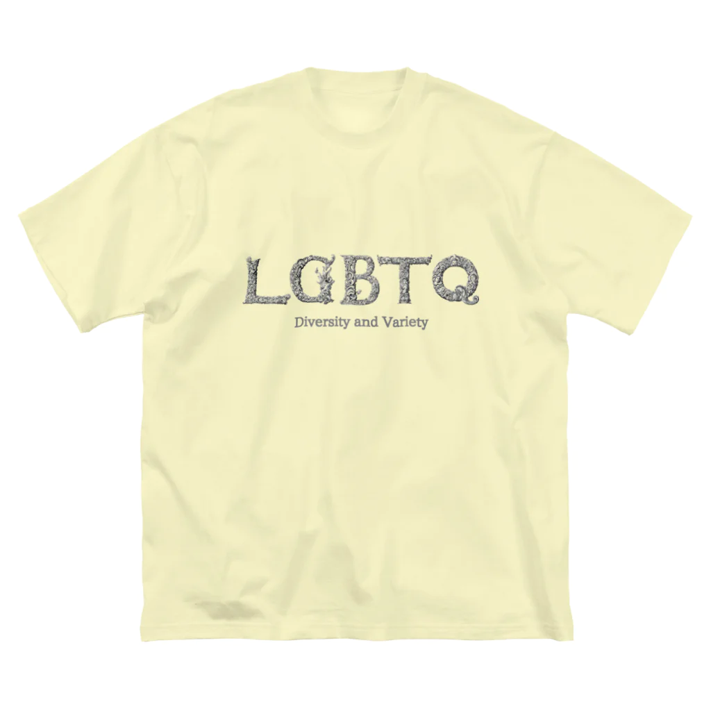 AwagoModeのLGBTQ　Type1 (6) ビッグシルエットTシャツ