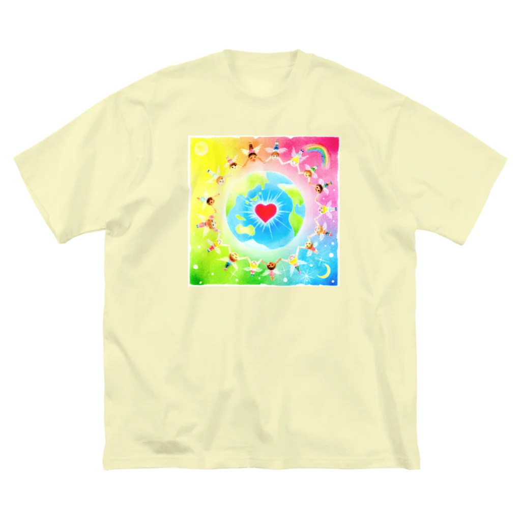 Pastel Design Art 天使のお部屋のワンネス Big T-Shirt
