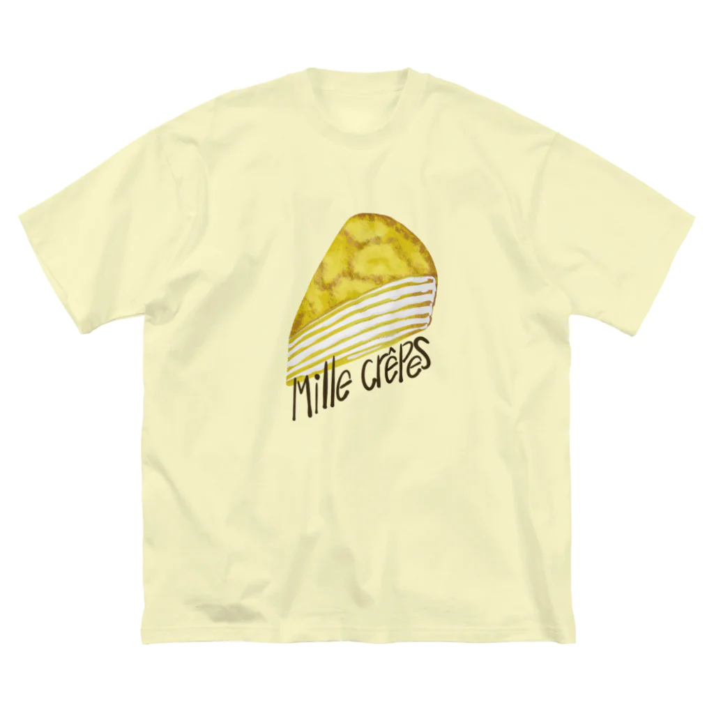 スロータイプ書店 Slowtype Booksのmille crepes ミルクレープ 075 ビッグシルエットTシャツ