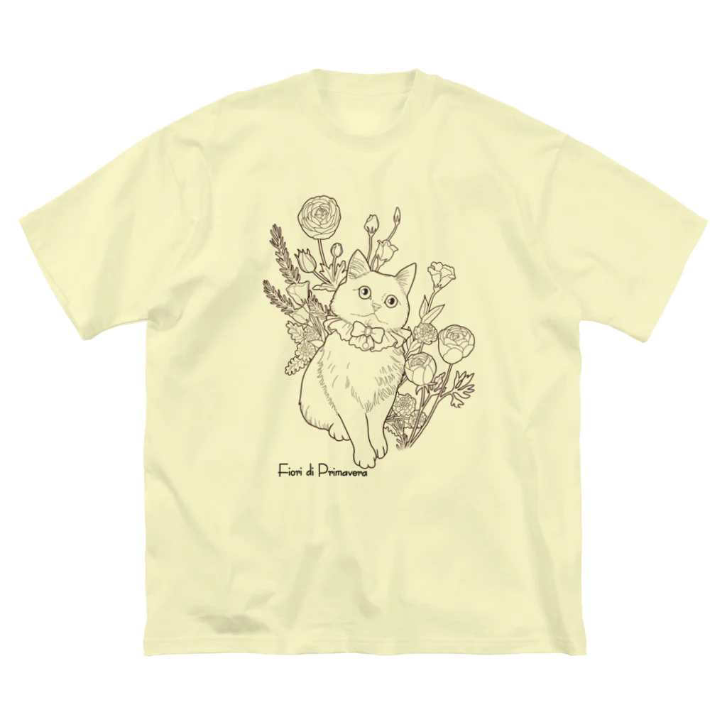 Ａｔｅｌｉｅｒ　ＨｅｕｒｅｕｘのFiori di Primaveraシンプルvr. ビッグシルエットTシャツ