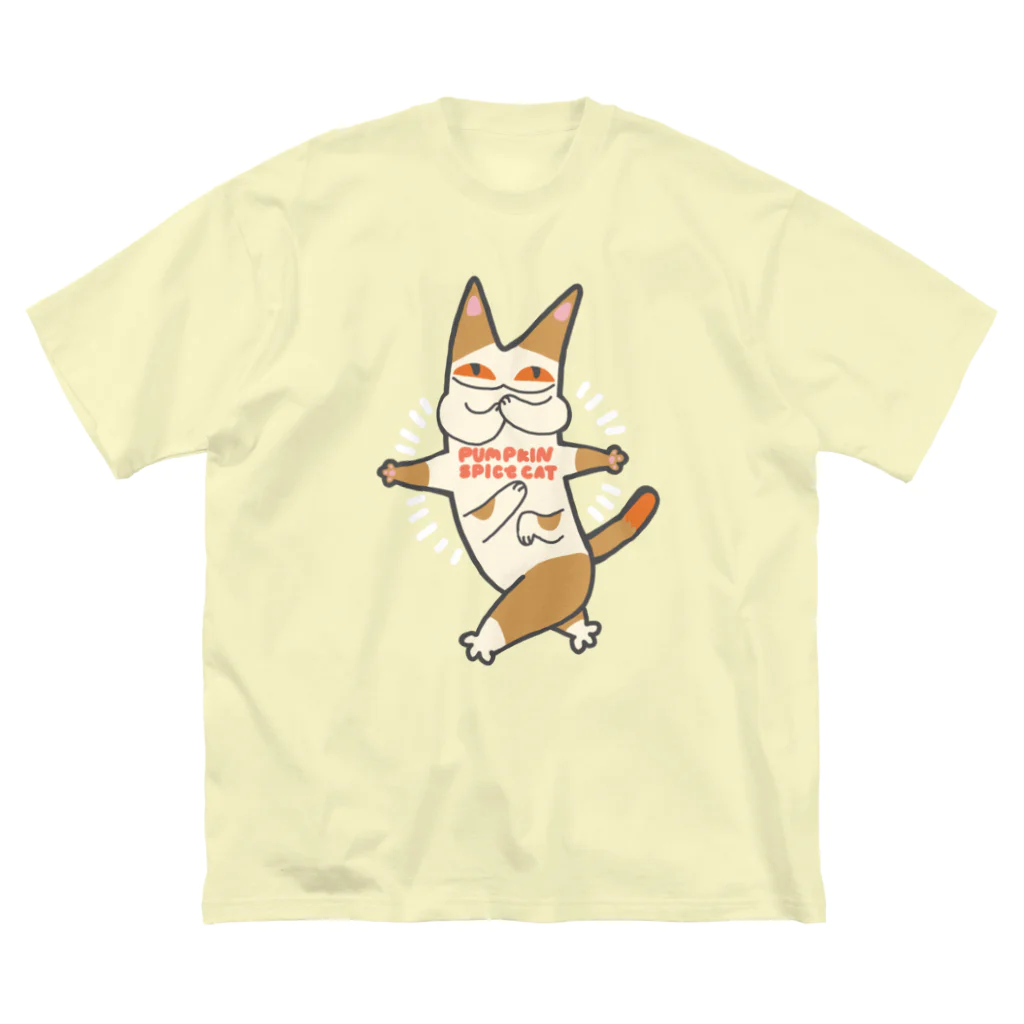 babelのpumpkin spice cat ビッグシルエットTシャツ