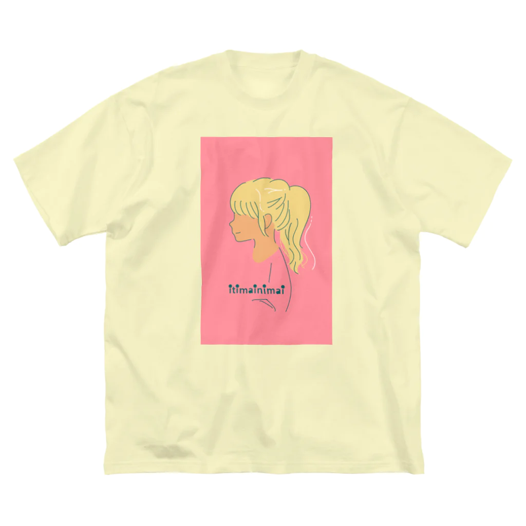 いちまいにまいのblonde Big T-Shirt