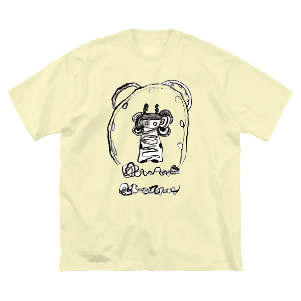 オガサワラミチのつのだす ビッグシルエットTシャツ