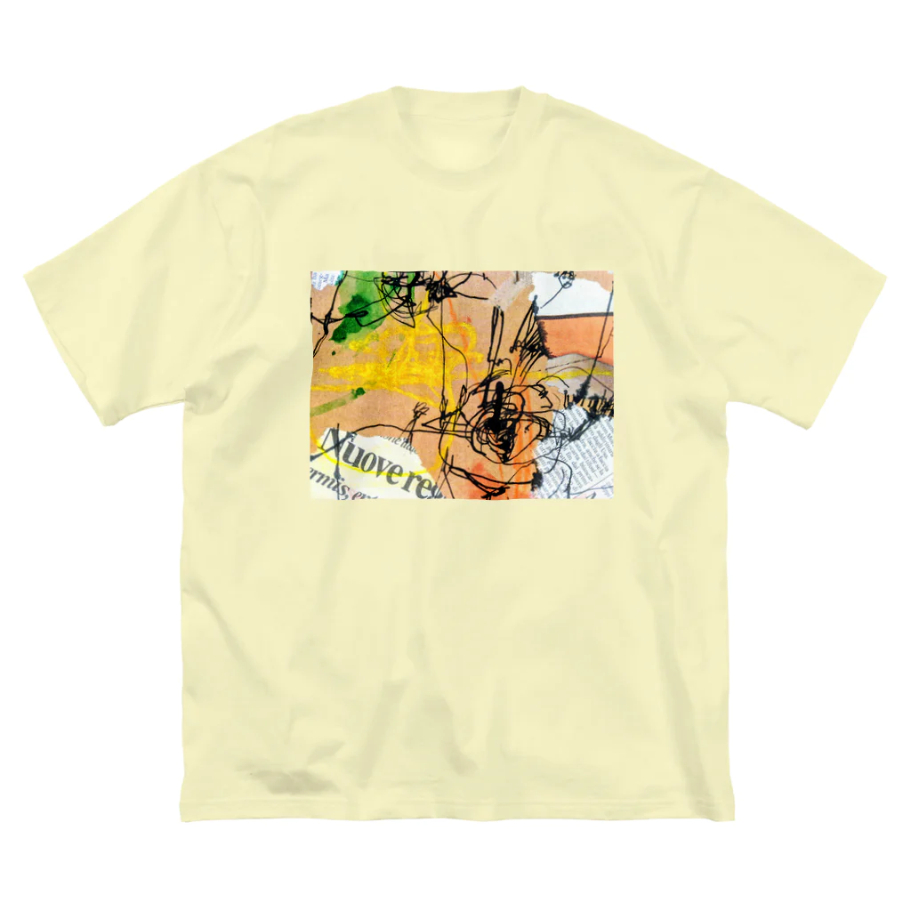 orangecrayonの徹夜明けの頭ン中。 Big T-Shirt