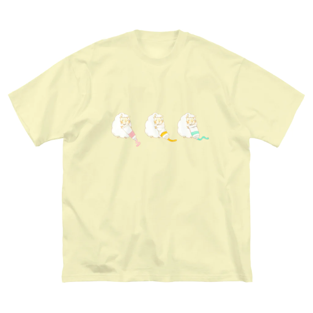 山田デイジーのえのぐひつじ Big T-Shirt